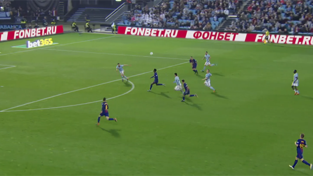 Pour son premier but en Liga, Dembélé a mis une jolie demi-volée