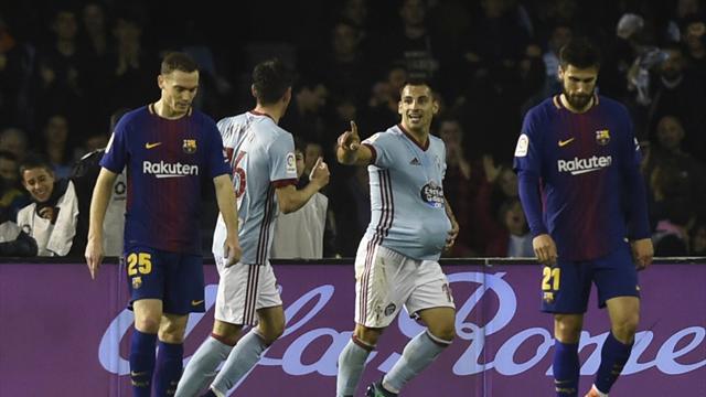 Il Barcellona soffre ma strappa il pareggio in 10: finisce 2-2 contro il Celta Vigo