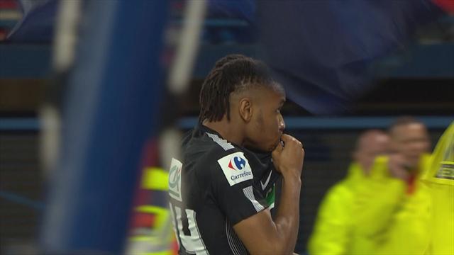 A peine entré, Nkunku a inscrit le troisième but du PSG
