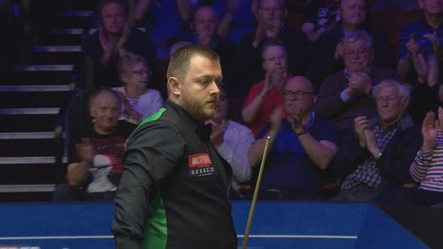 Victorious Allen congratulated by snooker fan banned from wearing football shirts Victorious Allen congratulated by snooker fan banned from wearing football shirts