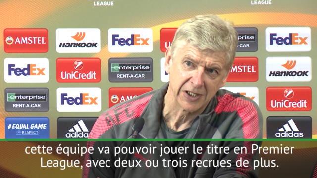 Wenger : ''Avec deux ou trois recrues de plus, Arsenal pourra lutter pour le titre'' Wenger : ''Avec deux ou trois recrues de plus, Arsenal pourra lutter pour le titre''