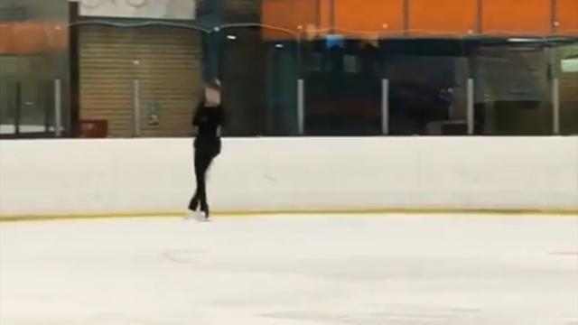 14-летняя фигуристка из России прыгнула самый сложный четверной в каскаде с двумя тройными