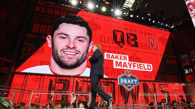 Browns get QB, Giants select RB Barkley to open NFL draft