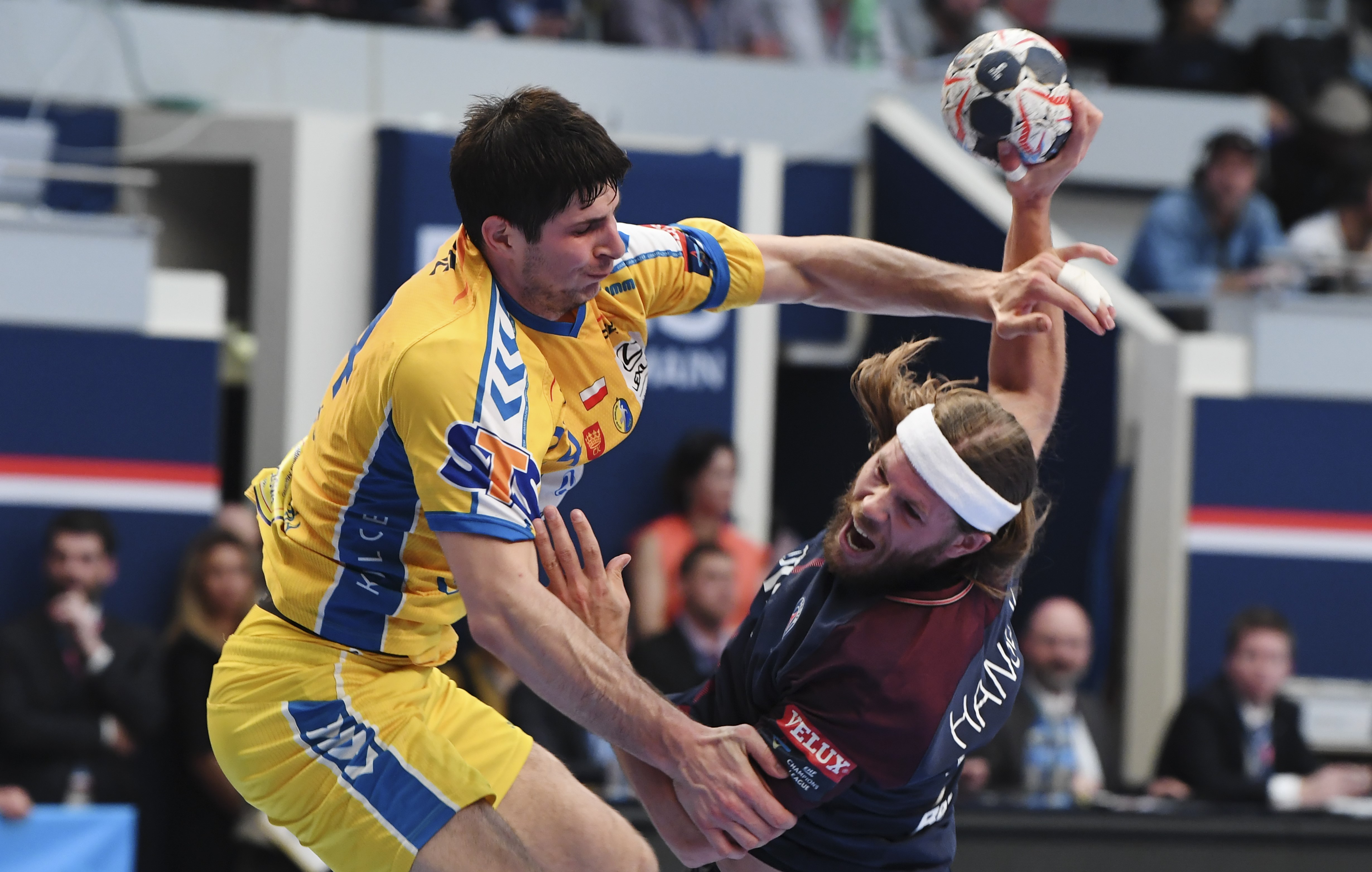 Mikel Hansen lors de PSG / Kielce en Ligue des champions