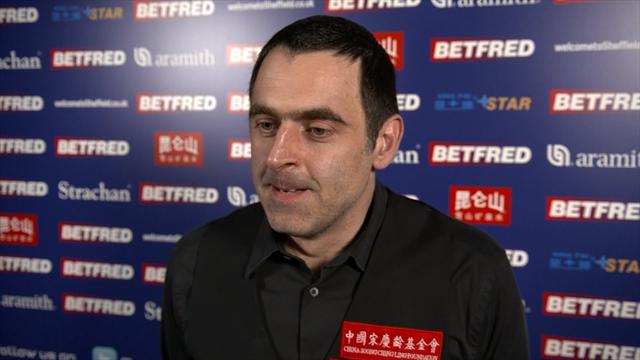 O'Sullivan: Carter was the better player today O'Sullivan: Carter was the better player today