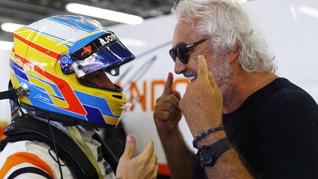 La despedida más especial de Alonso: rodeado de su familia y Briatore en Abu Dhabi
