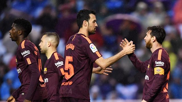 Messi offre la Liga au Barça