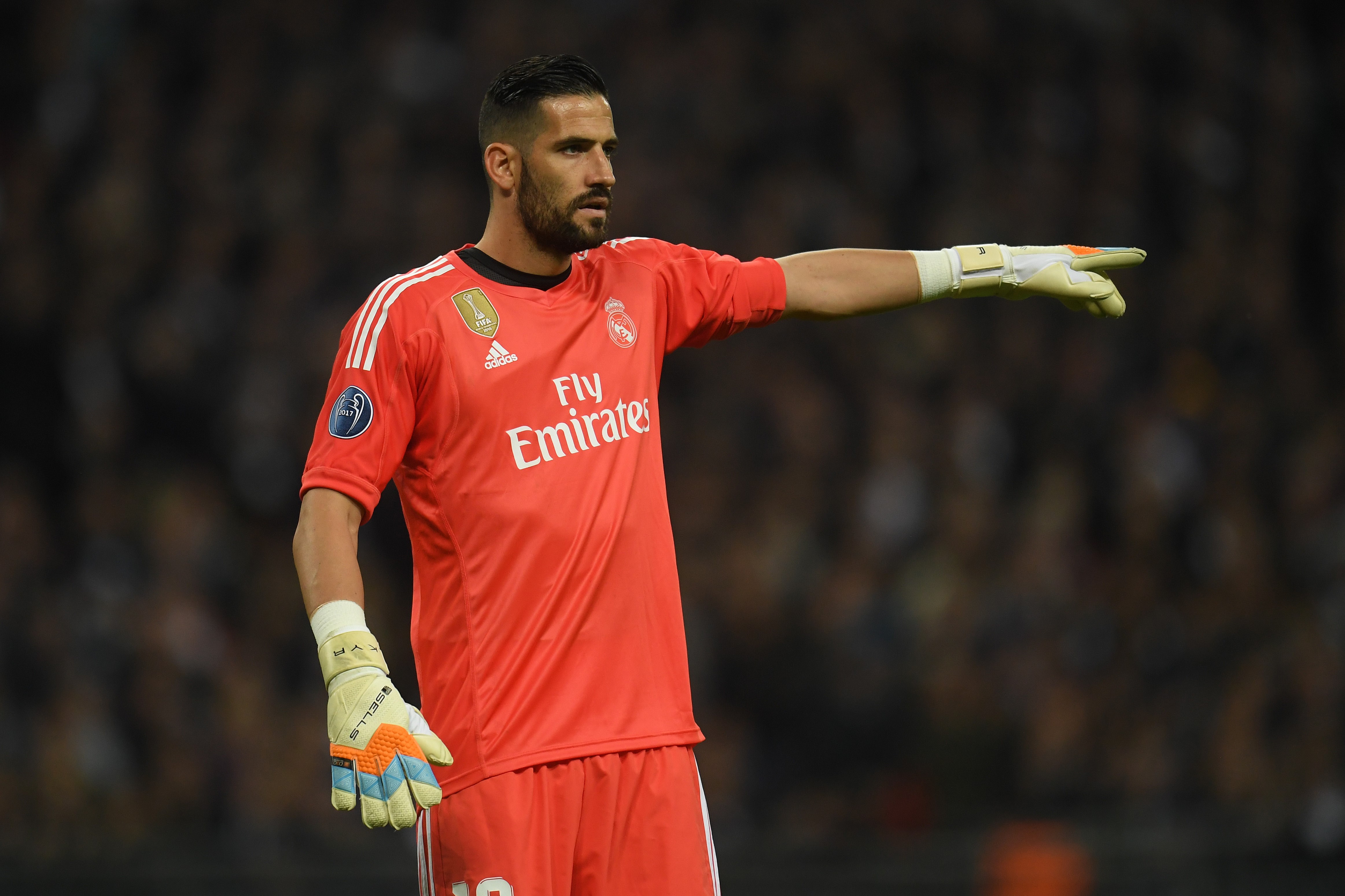 Kiko Casilla, del Real Madrid, en el partido ante el Tottenham