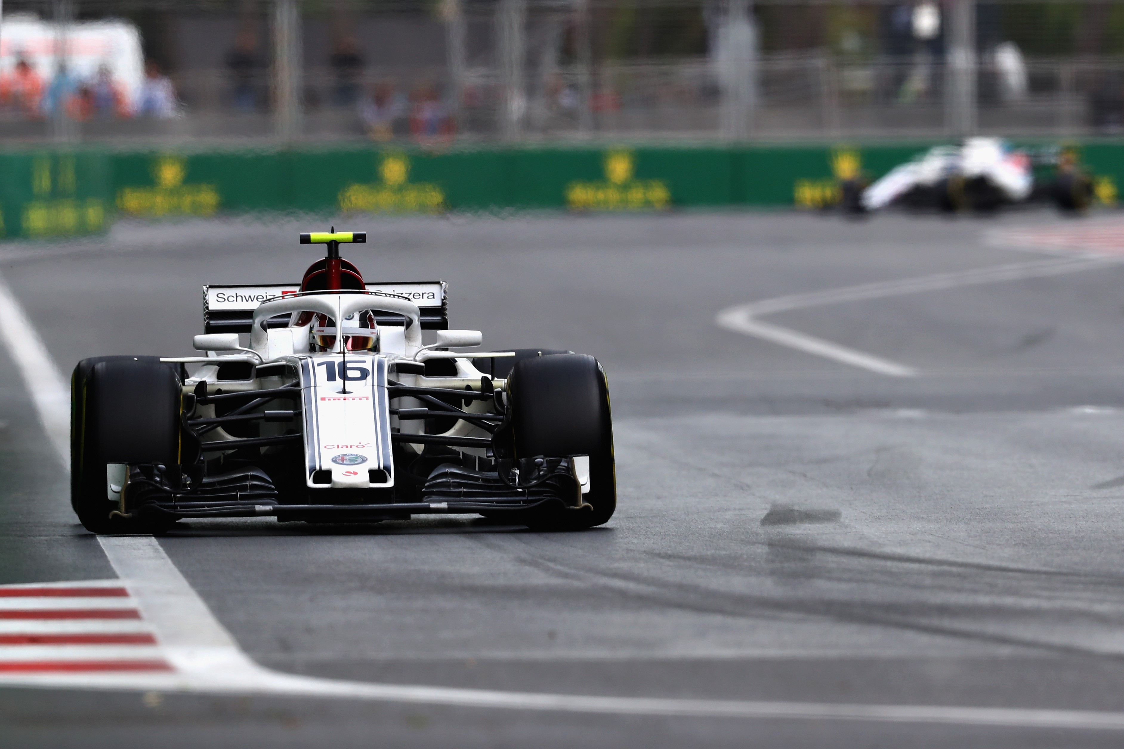 Charles Leclerc (Sauber) au Grand Prix d'Azerbaïdjan 2018