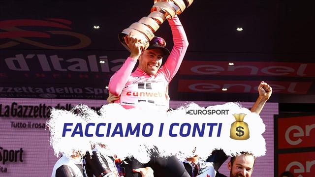 Facciamo i conti: Giro 2018, montepremi aumentato, 265 mila euro a chi vince