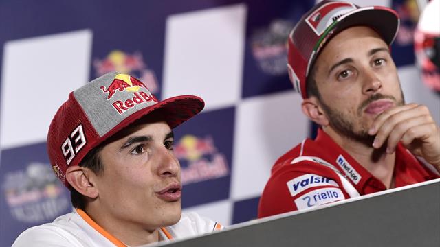 Marquez teme Dovizioso: "E’ migliorato rispetto al 2018, minimizzando i propri punti deboli"