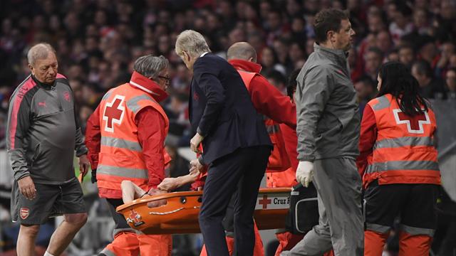 World Cup concern for Koscielny as defender taken off injured