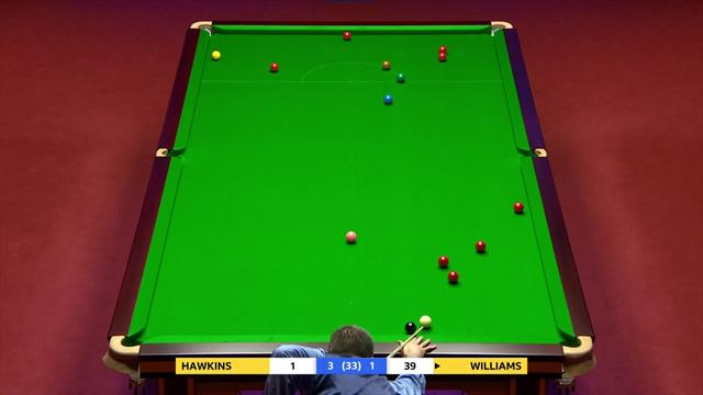 Williams picks out a stunning long red Williams picks out a stunning long red