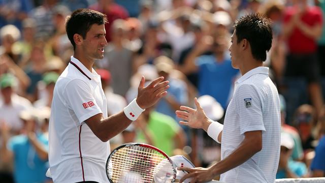 Un bouillant duel entre Djokovic et Nishikori d’entrée de jeu