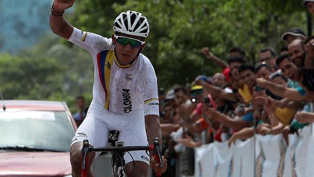 El colombiano Nelson Soto se impone en un reñido sprint a Barbero y Sanz