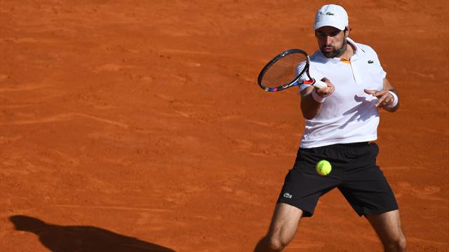 Frustré par Daniel, Chardy cale aux portes de la finale