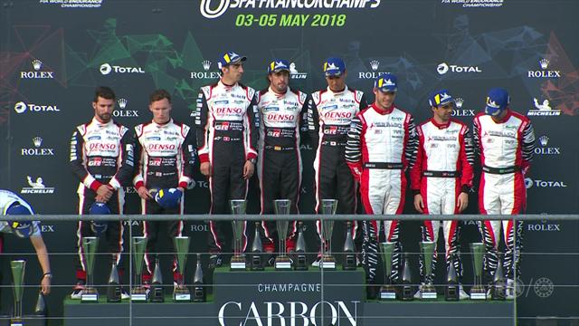 Sur le podium, Alonso a savouré Sur le podium, Alonso a savouré