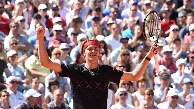 Strahlender Sieger: So triumphierte Zverev gegen Kohlschreiber Strahlender Sieger: So triumphierte Zverev gegen Kohlschreiber