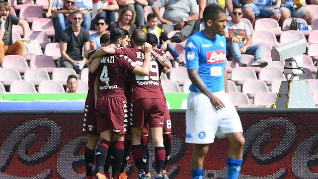 Accroché par le Torino, Naples offre quasiment le titre à la Juve