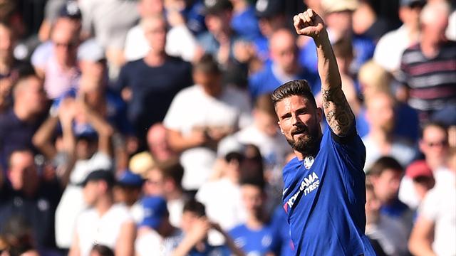 Grâce à Giroud, Chelsea peut toujours rêver de Ligue des champions