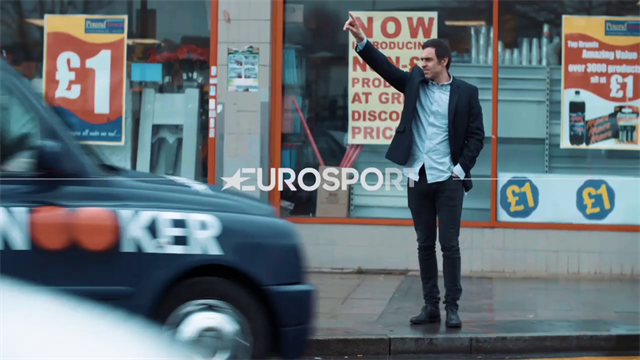 O'Sullivan and White can't contain their laughter in Eurosport cab O'Sullivan and White can't contain their laughter in Eurosport cab