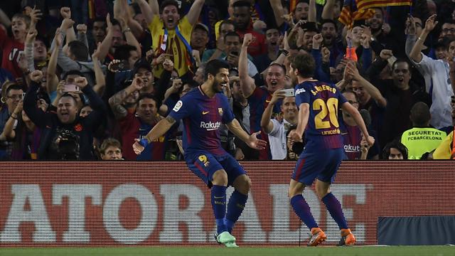 L’offensive parfaitement construite du Barça conclue par une reprise de Suarez