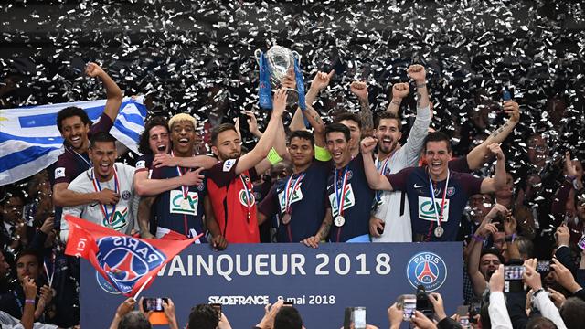 18 ans après Calais et Nantes, le PSG et les Herbiers ont soulevé le trophée ensemble