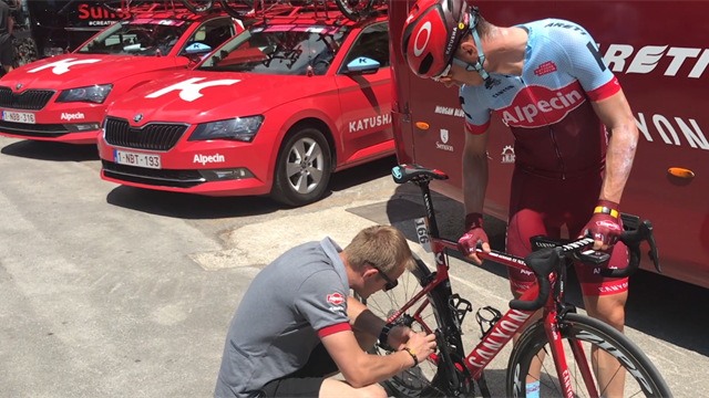 Fokus auf Aerodynamik: Martin erklärt sein Rad Fokus auf Aerodynamik: Martin erklärt sein Rad