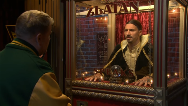 VIDEO – Zlatan joue les voyants dans un late show américain