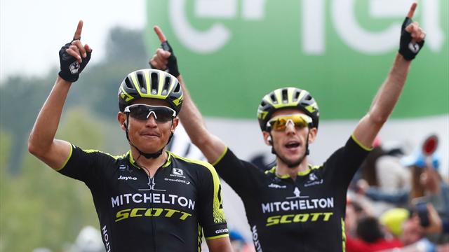 L'étape pour Chaves, le maillot rose pour Yates : Mitchelton marque les esprits à l'Etna