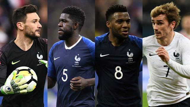 La liste des 23 joueurs appelés par Didier Deschamps pour la Russie La liste des 23 joueurs appelés par Didier Deschamps pour la Russie