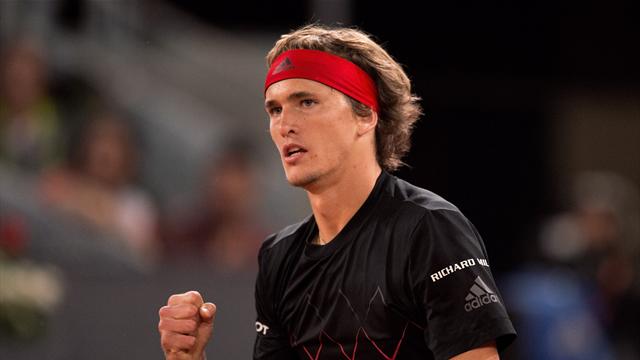 Zverev a croqué Shapovalov pour rejoindre Thiem