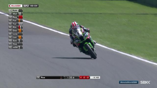 Rea clinches pole position at Imola Rea clinches pole position at Imola