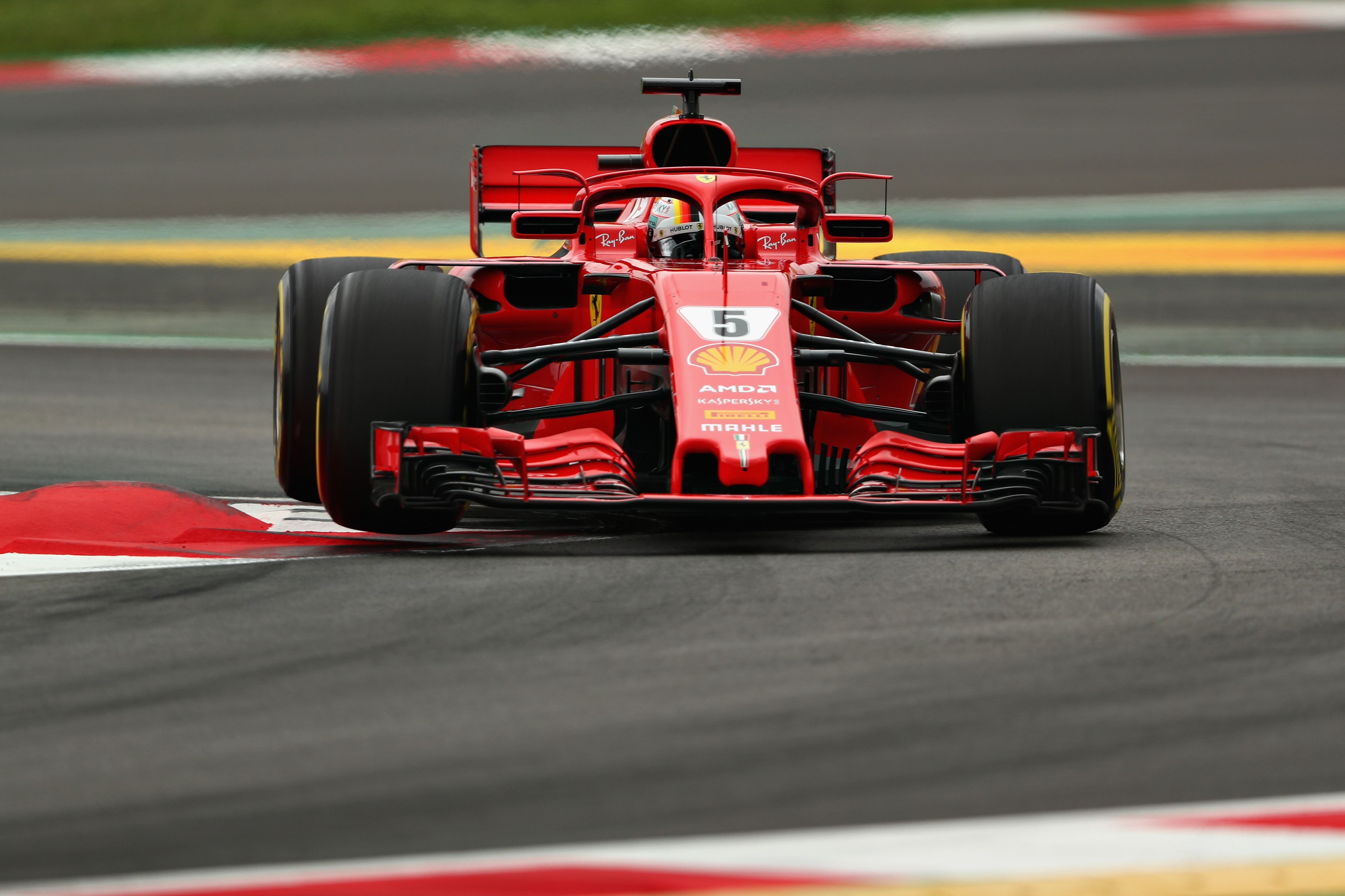 Sebastian Vettel (Ferrari) au Grand Prix d'Espagne 2018