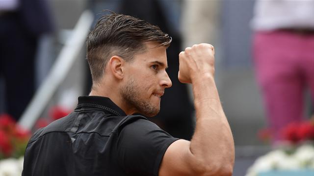 Thiem rejoint tranquillement les quarts