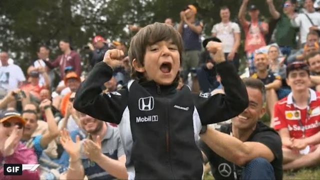 El pequeño fan que Fernando Alonso mandó buscar para conocerle