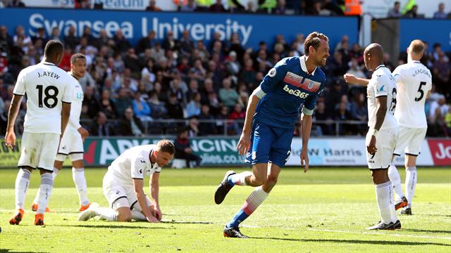 Defeat to Stoke sends Swansea down