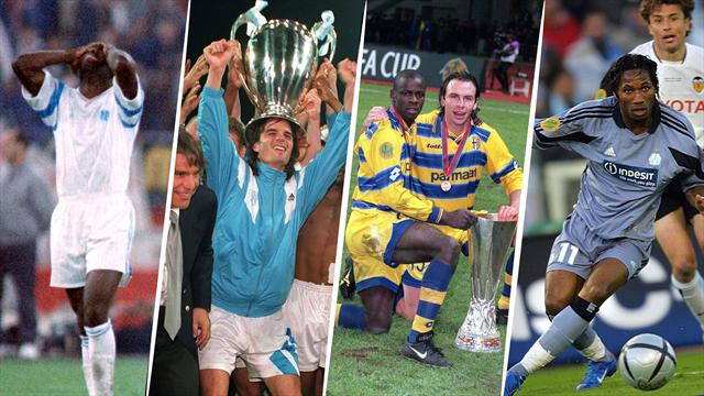 Une page d'histoire, trois rendez-vous manqués : Les 4 finales européennes de l'OM Une page d'histoire, trois rendez-vous manqués : Les 4 finales européennes de l'OM