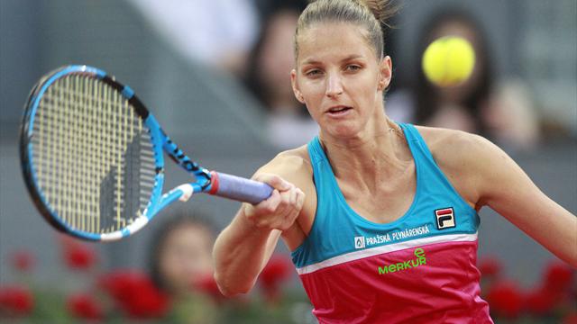 Rom: Wütende Pliskova schlägt Loch in Schiedsrichterstuhl