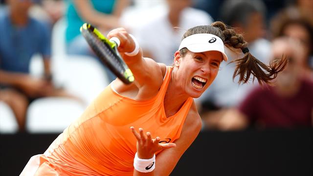 Konta sees off Hsieh to progress in Internazional BNL d’Italia