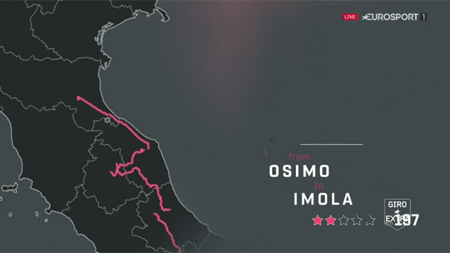 Så körs etapp 12 i Giro d'Italia