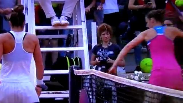 Unglaublich: Wütende Pliskova schlägt Loch in Schiedsrichterstuhl