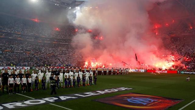 Buen ambiente colchonero en la ciudad, tensión marsellesa en el estadio