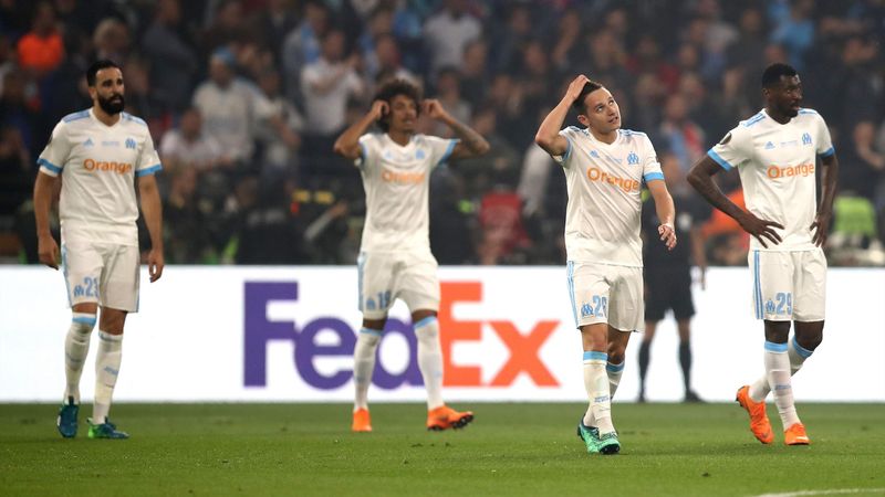 La détresse des joueurs de l'OM lors de la finale de Ligue Europa