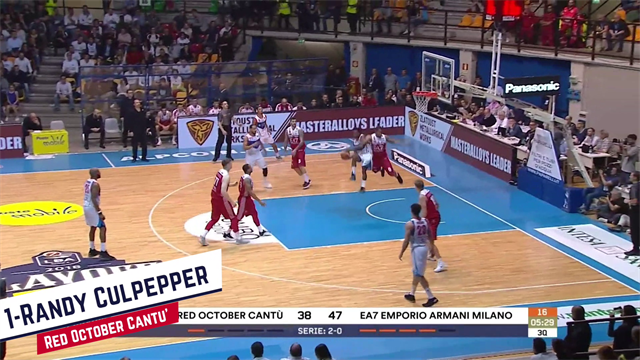 Top 3: le migliori giocate della serie tra EA7 Milano e Red October Cantù Top 3: le migliori giocate della serie tra EA7 Milano e Red October Cantù