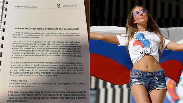 Manuale su "Come sedurre le russe": è bufera sulla federcalcio argentina