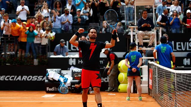 Fognini qualifié pour les quarts après sa victoire face à Gojowczyk