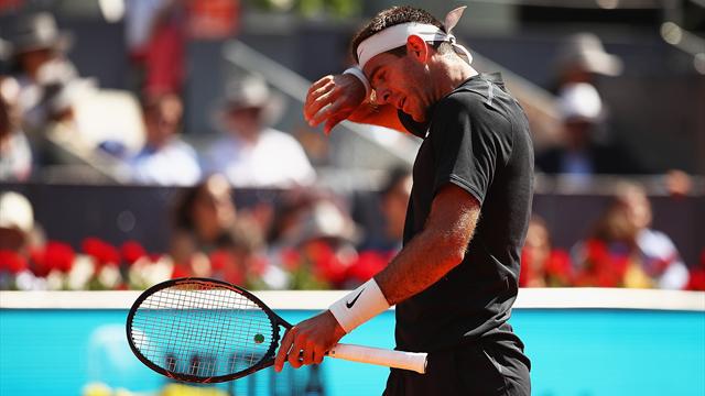 Del Potro contraint à l'abandon contre Goffin