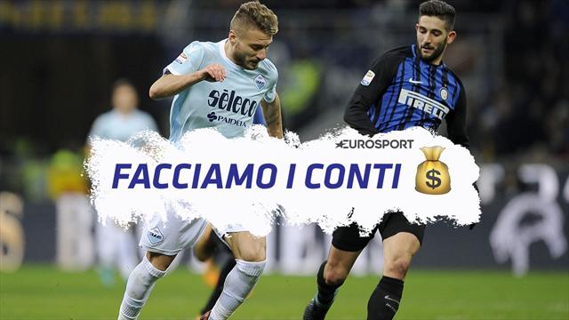 Facciamo i conti: Lazio-Inter, la Champions vale almeno 40 milioni di euro