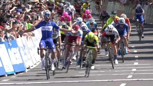 Bis di Fernando Gaviria: batte Caleb Ewan e Peter Sagan nella volata della quinta tappa Bis di Fernando Gaviria: batte Caleb Ewan e Peter Sagan nella volata della quinta tappa